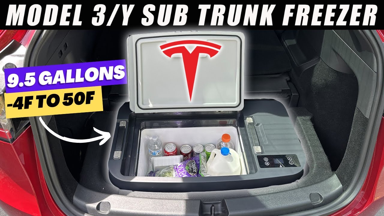 TeslaFridge powerful cooler for Tesla Model 3, Y and X SubTrunk