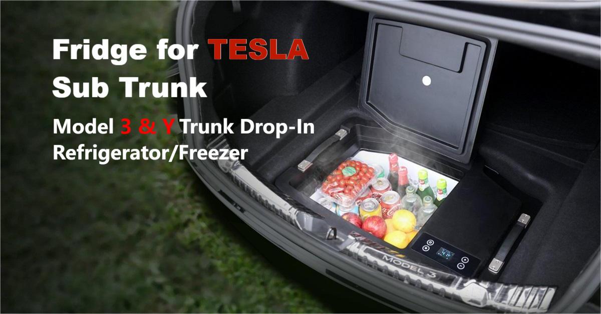 The Tesla Fridge - Portable Freezer for Tesla 3/Y/X Trunk