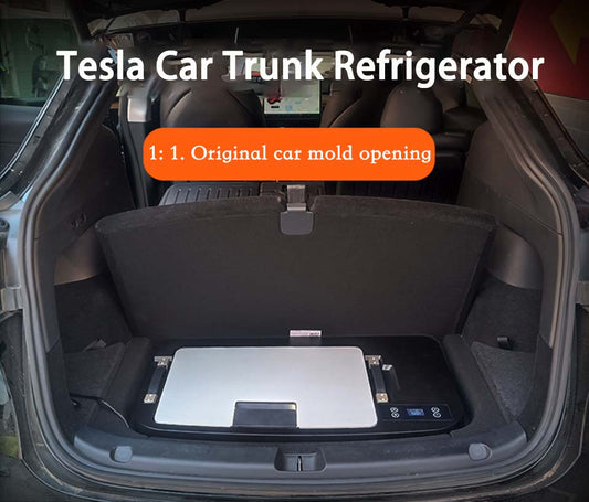 Revolutionizing Road Trips: For Tesla Car Refrigerator Trunk Fully Hidden