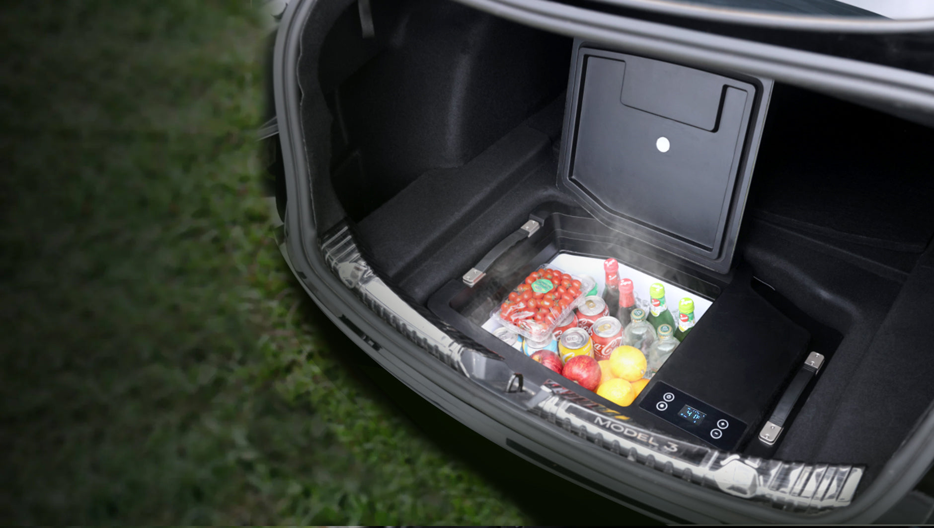 Tesla Model Y トランク フリーザー The Tesla Fridge - Portable Freezer for Tesla 3/Y/X Trunk