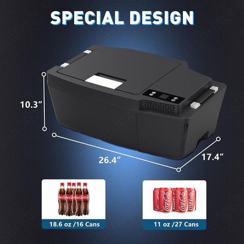 Model 3 Sub Trunk Drop-In Refrigerator/Freezer with AC Adapter for Home